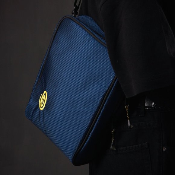 Timbuk2 Euro Tote Large Vertical Navy Cross Body Shoulder Travel Nylon Zip Bag - Picture 4 of 9